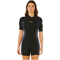 Dame Dawn Patrol 2/2mm Back Zip Shorty Våddragt